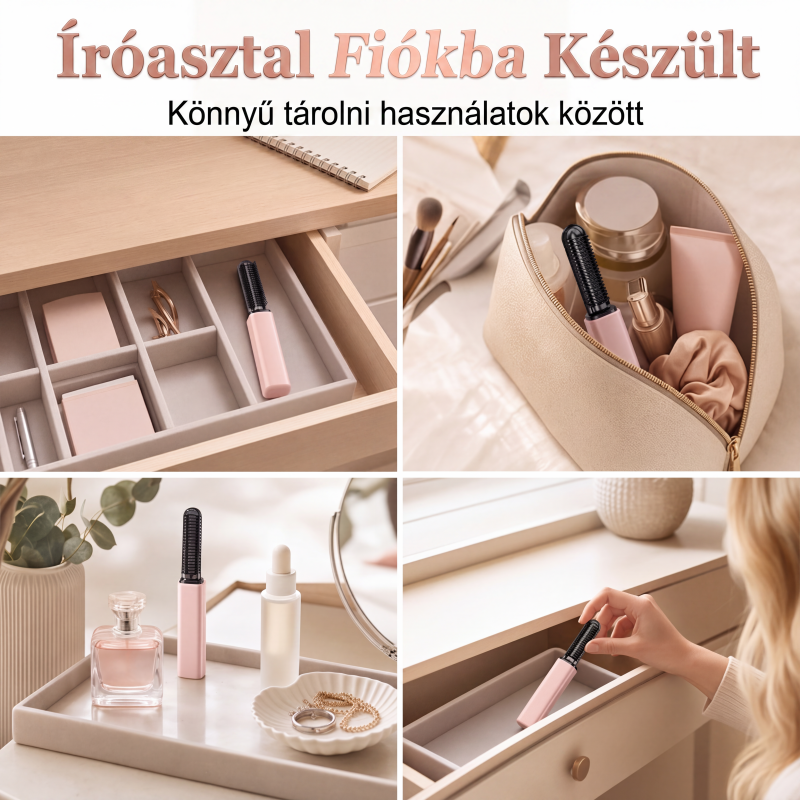 🔥 Hordozható elektromos hőfésű a frizura kialakításához és a frufru rendezéséhez