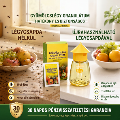 🐝🏡 Beltéri és kültéri függeszthető légycsapda – négy bejárattal, egyszerű felszerelés, újrafelhasználható, hatékony kártevőirtás