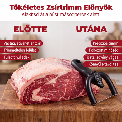 🥩🔥Kézi zsírszedő készülék marha- és sertéshúshoz – Egészségesebb főzés, könnyen eltávolítja a felesleges zsírt