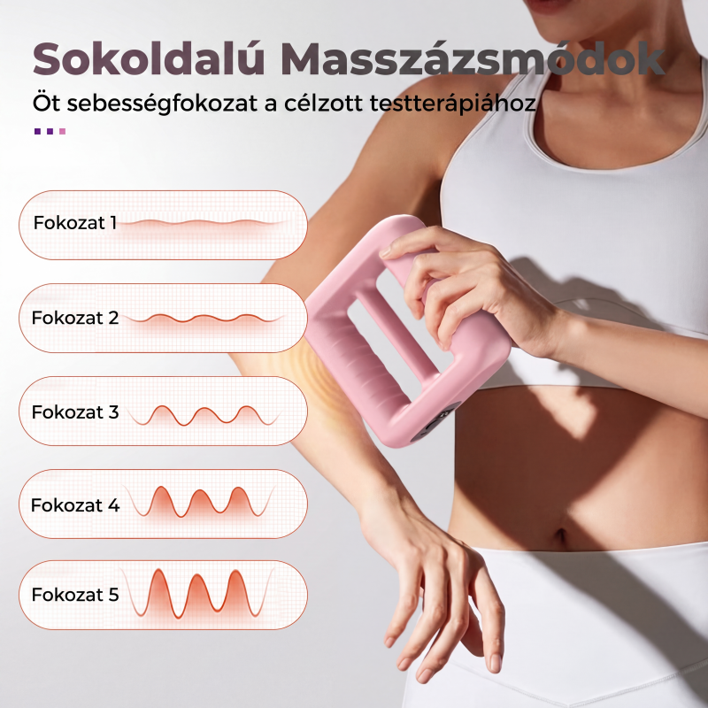 Rezgő fascia gyűrűs masszírozó testformáláshoz