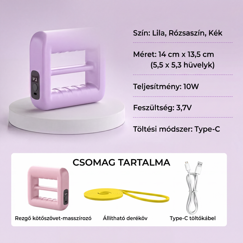 Rezgő fascia gyűrűs masszírozó testformáláshoz