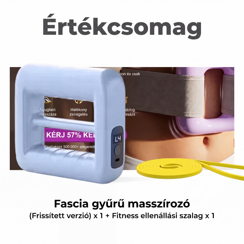 Rezgő fascia gyűrűs masszírozó testformáláshoz