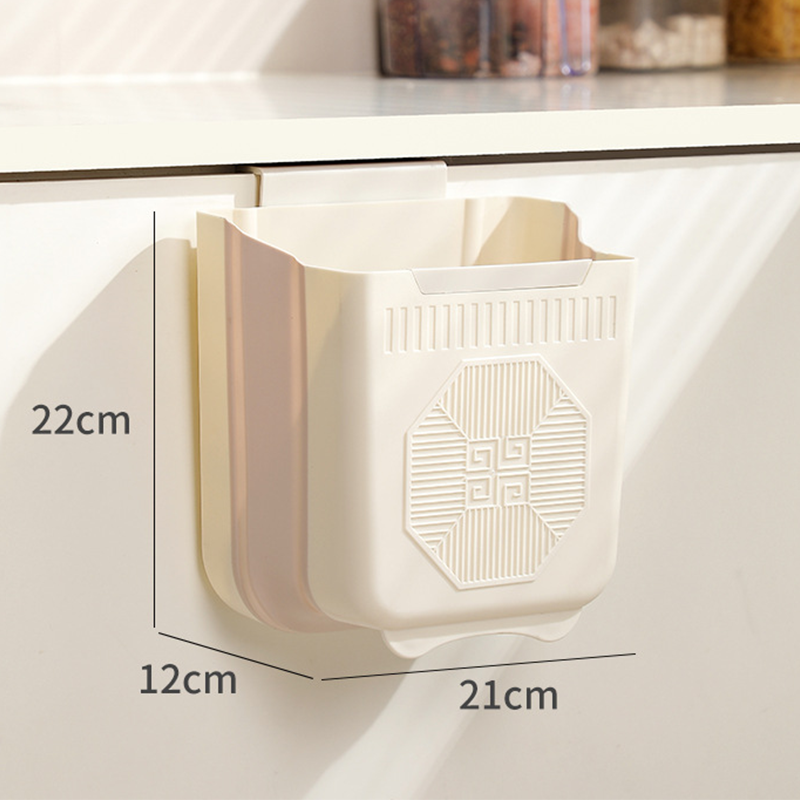 🗑️✨ Összecsukható, függeszthető prémium szemetes – Helytakarékosság és kényelem a konyhában 🏠