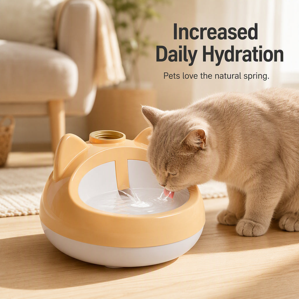 Automata kisállat itató macskáknak és kistestű kutyáknak – Csendes, szűrős vízadagoló 🐾💧