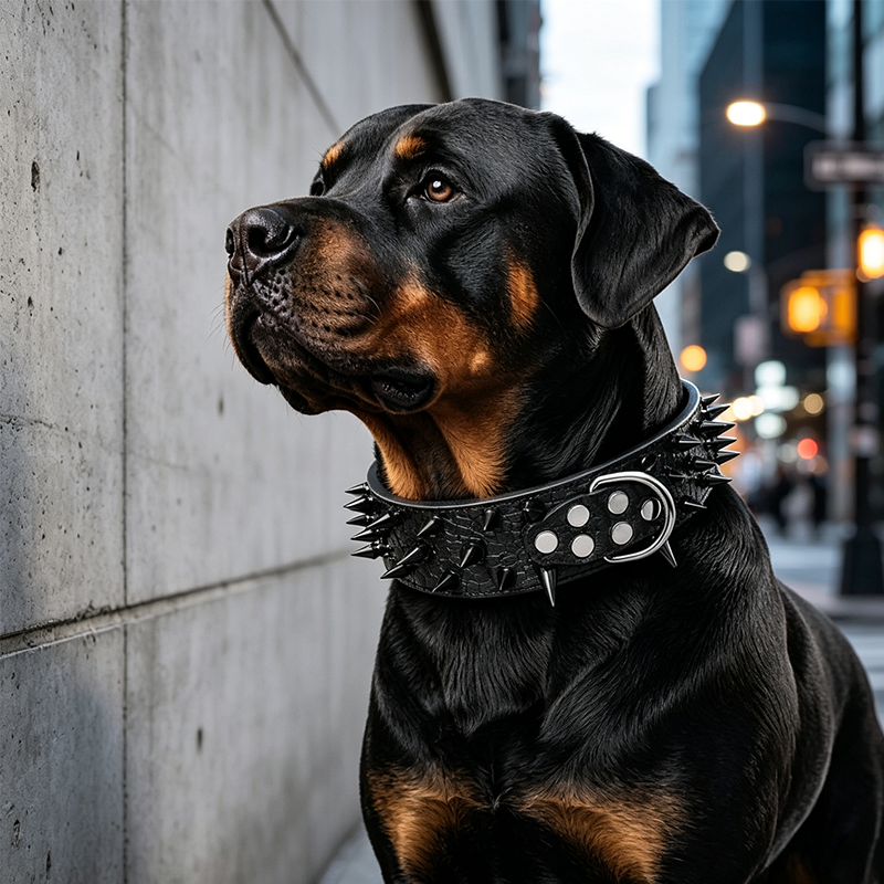 🐕 Tüskeivel ellátott védőnyakörv kutyáknak – strapabíró, állítható és biztonságos