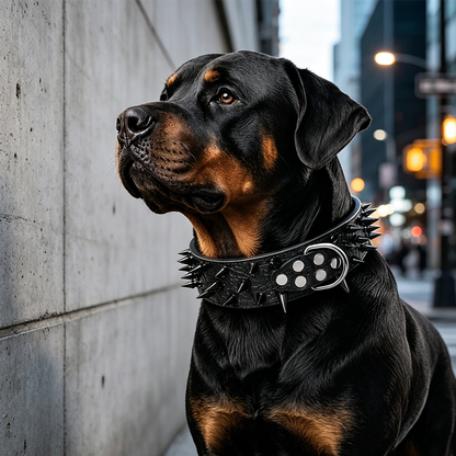 🐕 Tüskeivel ellátott védőnyakörv kutyáknak – strapabíró, állítható és biztonságos