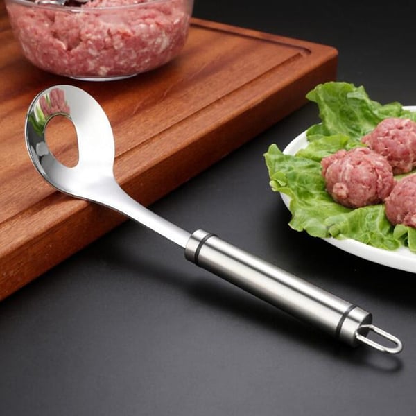 🥄✨ Acél Húsgombóc-Kanál: Egyenletes Gombócok és Tartós Kialakítás! ⚡