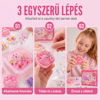 🎨✨ DIY kristálysquishy készlet – Kreatív játék és hatékony stresszoldás