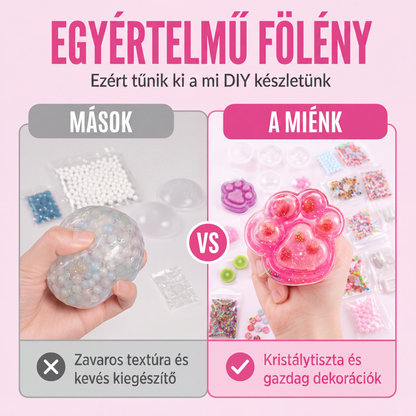 🎨✨ DIY kristálysquishy készlet – Kreatív játék és hatékony stresszoldás