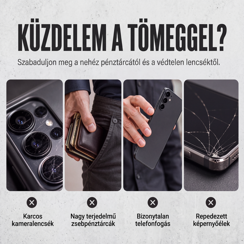 📱 Beépített kártyarekesz akár 4 kártyának – nem kell külön pénztárcát hordani – Rejtett kártyatartós telefontok – Utánvéttel! 💳