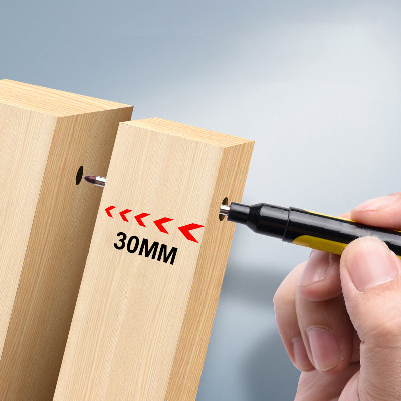 🖊️ 30 mm-es hosszú hegyű építőipari filctoll – olajalapú, gyorsan száradó és vízálló