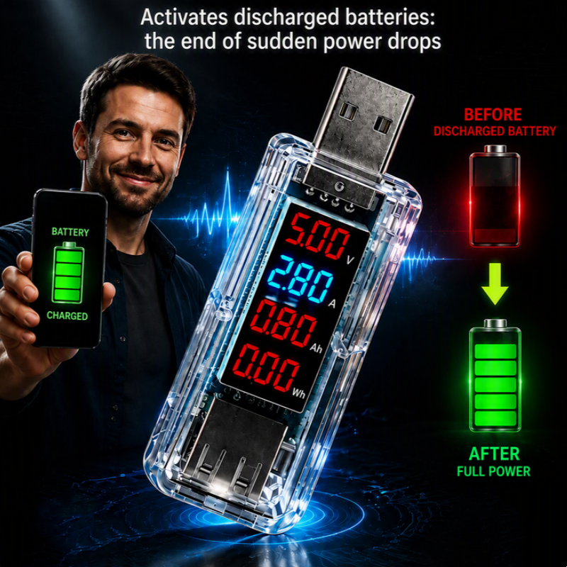 🔌 USB-s okostelefon-akkumulátor-optimalizáló adapter – Egyszerű csatlakoztatás, szétszerelés nélkül, a jobb akkumulátorteljesítményért