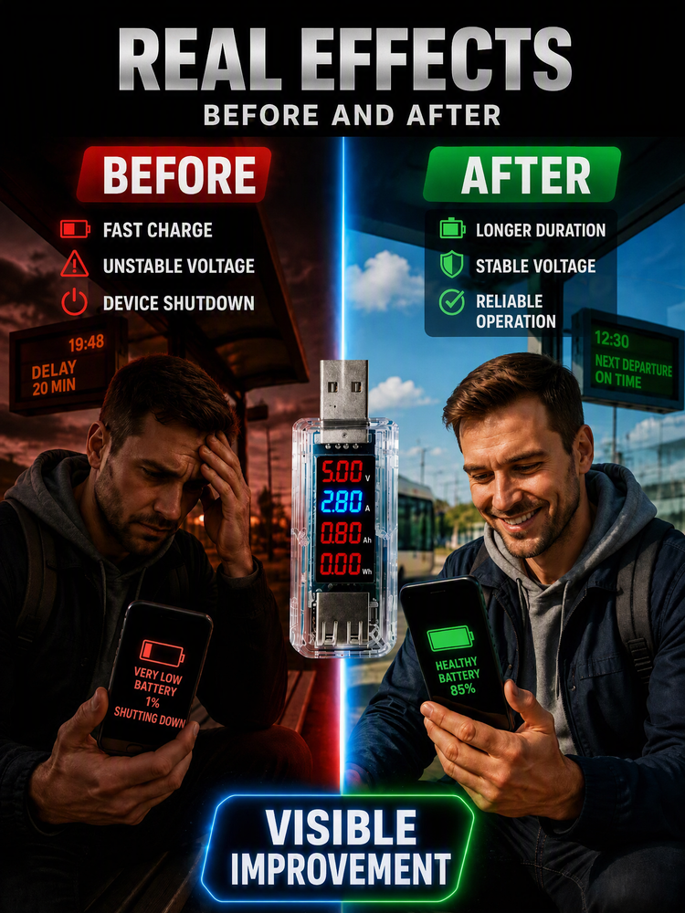 🔌 USB-s okostelefon-akkumulátor-optimalizáló adapter – Egyszerű csatlakoztatás, szétszerelés nélkül, a jobb akkumulátorteljesítményért