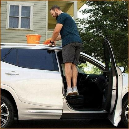 🚗 Többfunkciós, összecsukható autóküszöb – kompakt és praktikus segédeszköz az autó mellett