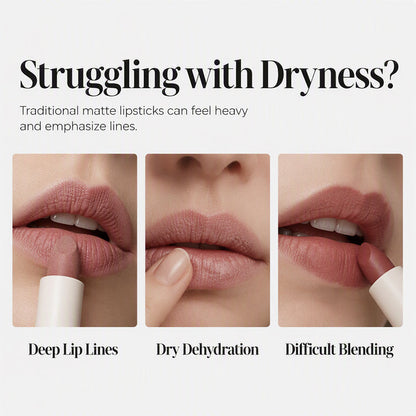 💄 Matt rúzs, puha finissel és bolyhos szivacsos applikátorral ✨