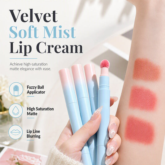💄 Matt rúzs, puha finissel és bolyhos szivacsos applikátorral ✨