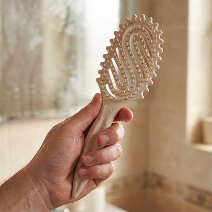 ✨ Vaddisznószőrös, szellőzőnyílásokkal ellátott hajcsavaró kefe – nagyobb volumen és könnyebb formázás 💇‍♀️