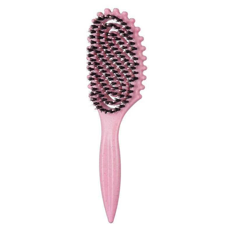 ✨ Vaddisznószőrös, szellőzőnyílásokkal ellátott hajcsavaró kefe – nagyobb volumen és könnyebb formázás 💇‍♀️