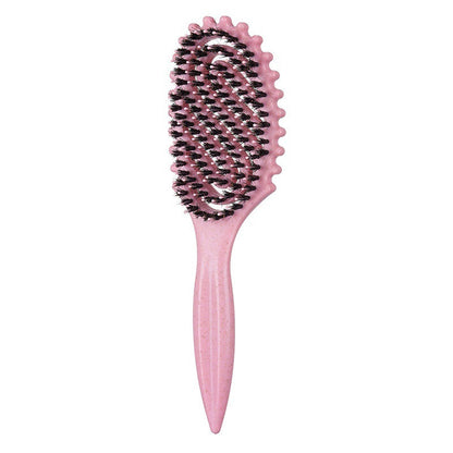 ✨ Vaddisznószőrös, szellőzőnyílásokkal ellátott hajcsavaró kefe – nagyobb volumen és könnyebb formázás 💇‍♀️