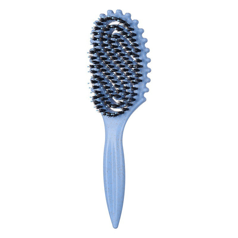 ✨ Vaddisznószőrös, szellőzőnyílásokkal ellátott hajcsavaró kefe – nagyobb volumen és könnyebb formázás 💇‍♀️