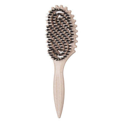 ✨ Vaddisznószőrös, szellőzőnyílásokkal ellátott hajcsavaró kefe – nagyobb volumen és könnyebb formázás 💇‍♀️