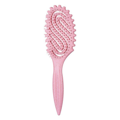 ✨ Vaddisznószőrös, szellőzőnyílásokkal ellátott hajcsavaró kefe – nagyobb volumen és könnyebb formázás 💇‍♀️