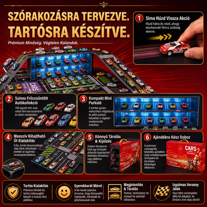 🚗 Összecsukható garázs játékautóknak – kreatív játékkészlet gyerekeknek 🏁✨