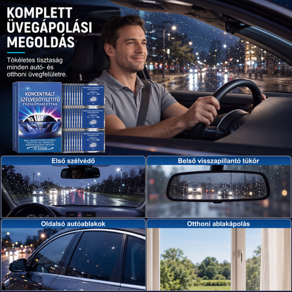 🚗✨ Pezsgőtabletták autóablakok tisztításához – csíkmentes, tiszta ablak