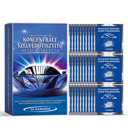 🚗✨ Pezsgőtabletták autóablakok tisztításához – csíkmentes, tiszta ablak