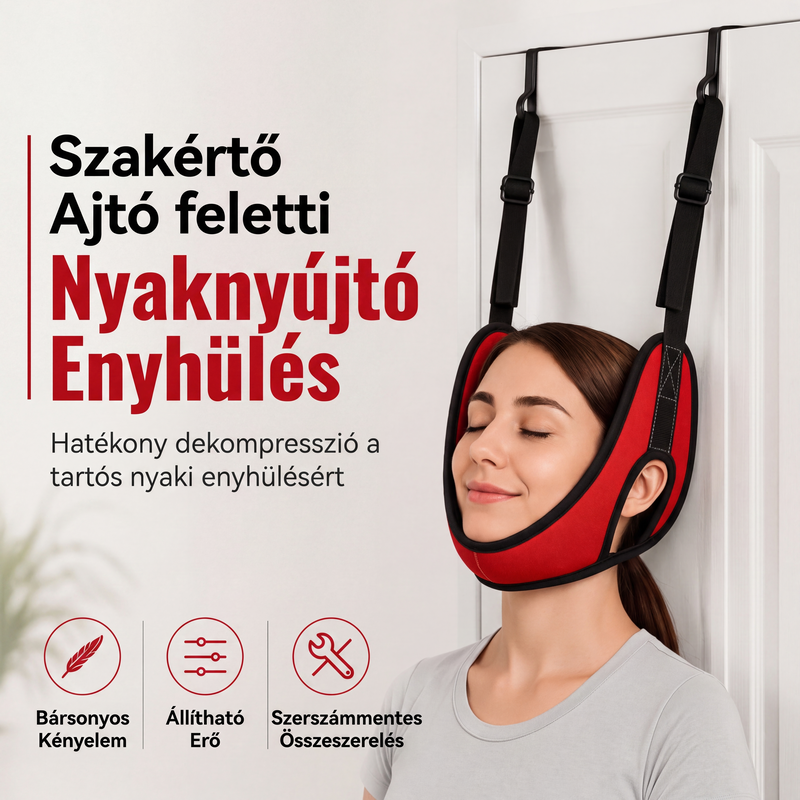 💆 Nyaknyomáscsökkentő rögzítőpánt