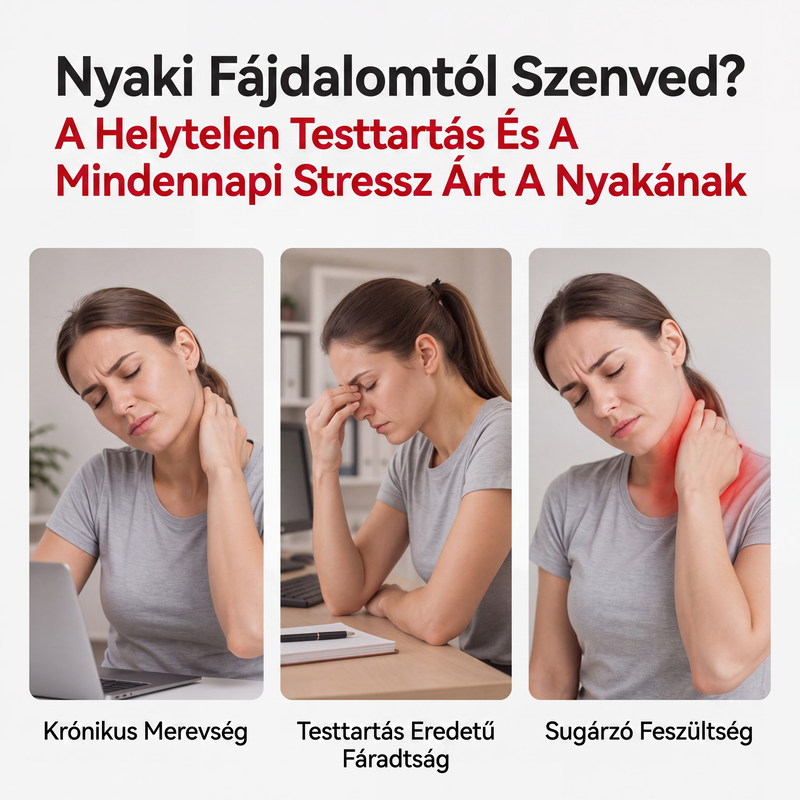 💆 Nyaknyomáscsökkentő rögzítőpánt