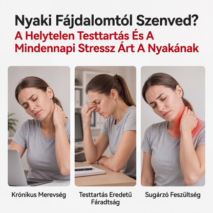 💆 Nyaknyomáscsökkentő rögzítőpánt