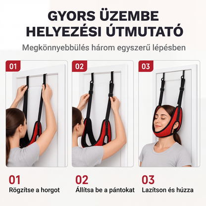 💆 Nyaknyomáscsökkentő rögzítőpánt