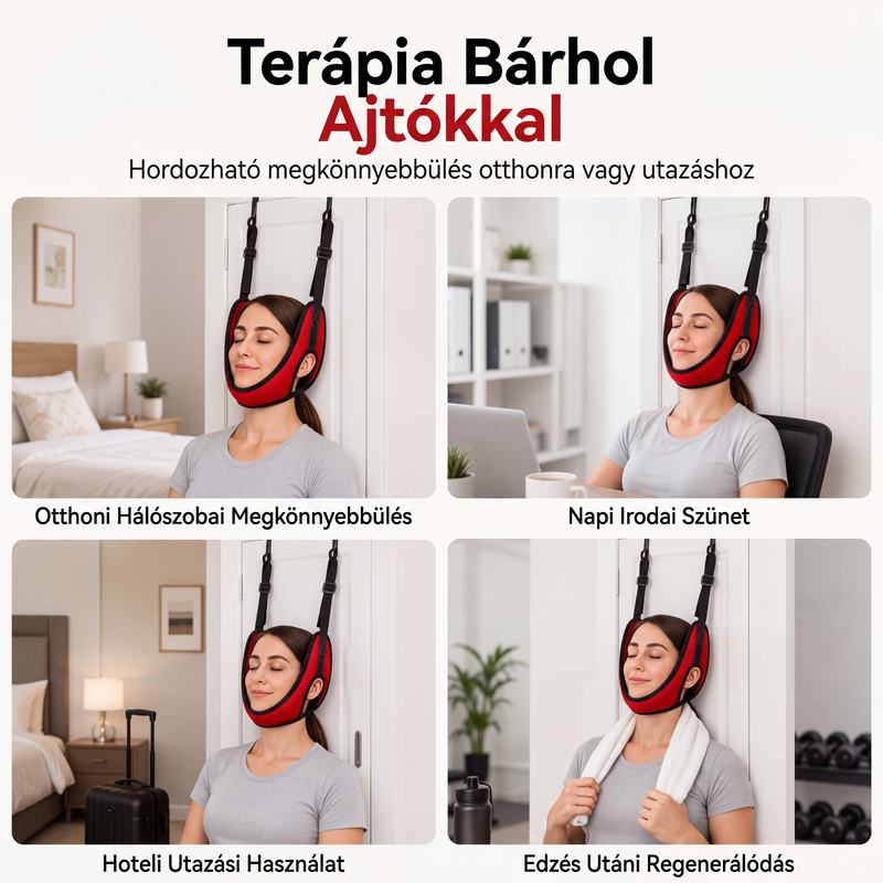 💆 Nyaknyomáscsökkentő rögzítőpánt