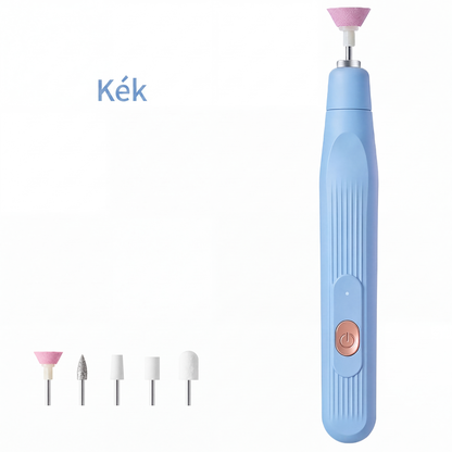 💅✨ Hordozható elektromos manikűr- és pedikűrkészlet – kényelmes körömápolás