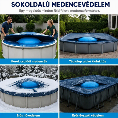 🏊❄️ Téli medencefedél – védelmet nyújt a jég, a fagy és a víz ellen 🛡️