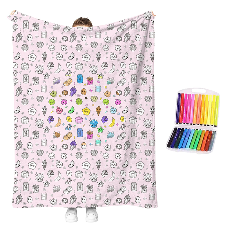 🎨 Kreatív festés szülők és gyermekek számára – DIY-festésű takaró