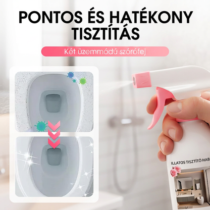 🧼 Fürdőszobai tisztítóspray – Többcélú, vízkő- és folteltávolító 🔥
