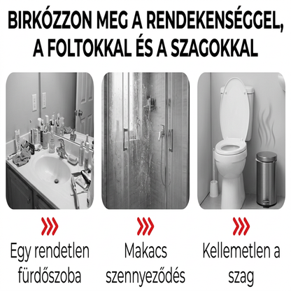 🧼 Fürdőszobai tisztítóspray – Többcélú, vízkő- és folteltávolító 🔥