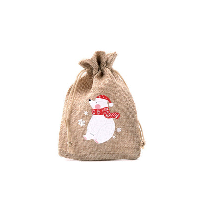 🎄🎁 Karácsonyi ajándékzsákok zsinórral – gyors és elegáns ajándékcsomagolás ✨