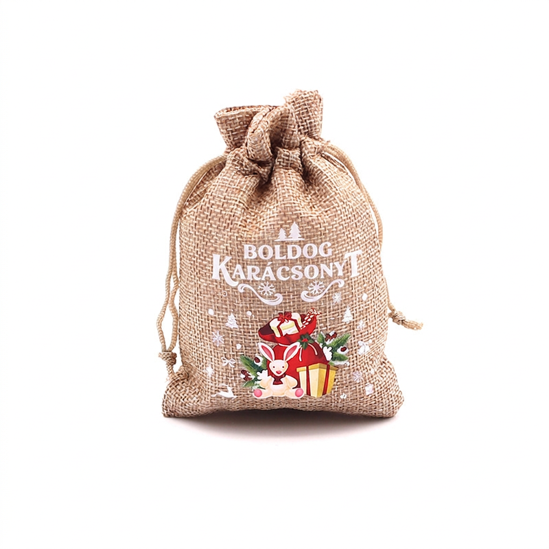 🎄🎁 Karácsonyi ajándékzsákok zsinórral – gyors és elegáns ajándékcsomagolás ✨