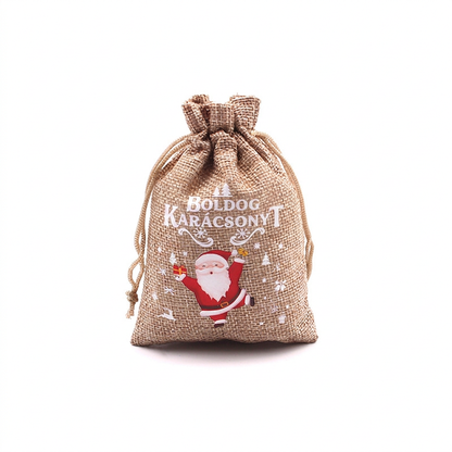 🎄🎁 Karácsonyi ajándékzsákok zsinórral – gyors és elegáns ajándékcsomagolás ✨
