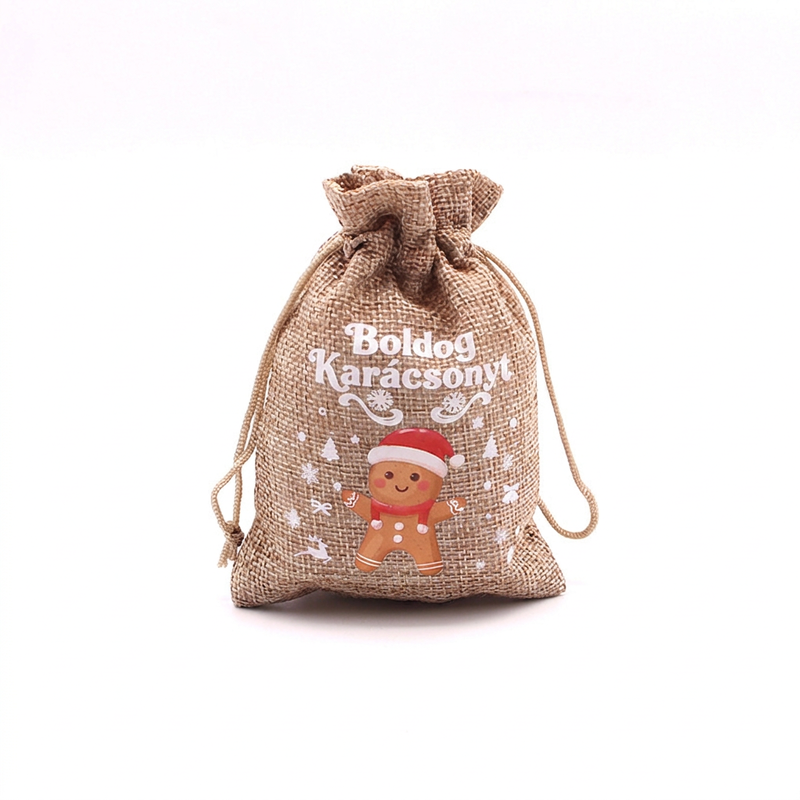 🎄🎁 Karácsonyi ajándékzsákok zsinórral – gyors és elegáns ajándékcsomagolás ✨