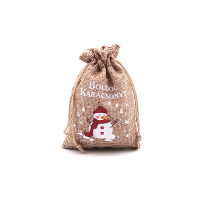 🎄🎁 Karácsonyi ajándékzsákok zsinórral – gyors és elegáns ajándékcsomagolás ✨