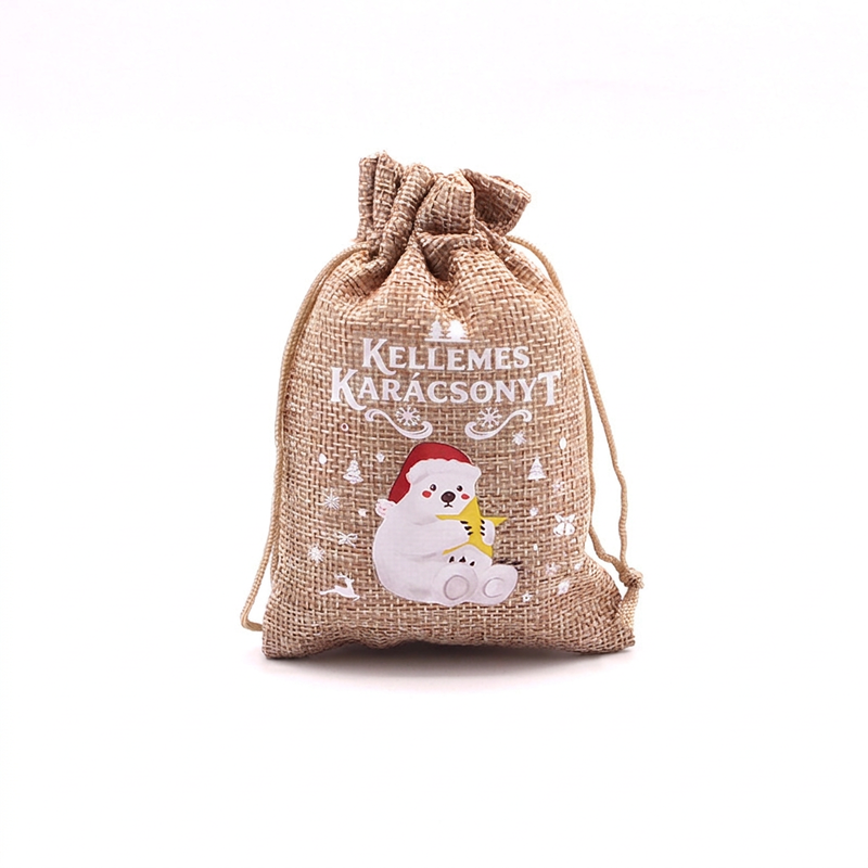 🎄🎁 Karácsonyi ajándékzsákok zsinórral – gyors és elegáns ajándékcsomagolás ✨