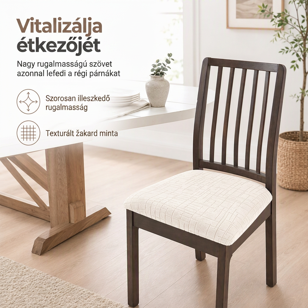 🪑✨ Elegáns, egyszerű és rugalmas székhuzatok — elegáns kialakítás, tökéletes illeszkedés