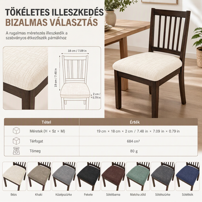 🪑✨ Elegáns, egyszerű és rugalmas székhuzatok — elegáns kialakítás, tökéletes illeszkedés