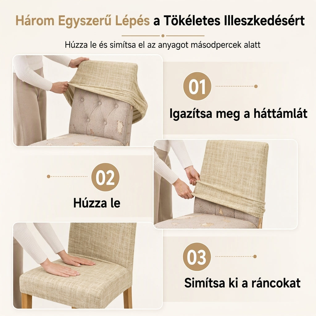 🪑1+1 INGYEN✨Kockás Székhuzat: Egész Éves Védelem és Tökéletes Illeszkedés
