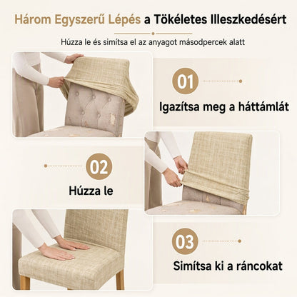 🪑1+1 INGYEN✨Kockás Székhuzat: Egész Éves Védelem és Tökéletes Illeszkedés