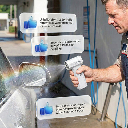 💨⚡ Hordozható porfúvó, 120 000 fordulat/perc – kefe nélküli motor és erős légáram ✨